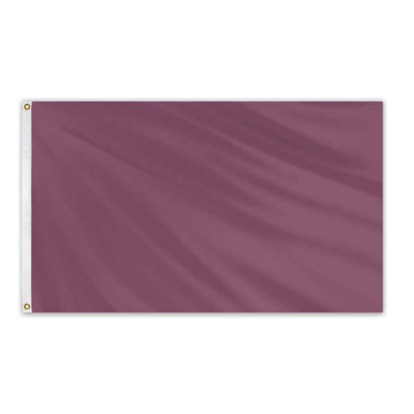 Solid Color Outdoor Nylon Flag 3' x 5' - Maroon